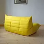 Togo Lounge Set 3-piece. Fabric Lemon Yellow 2