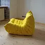 Togo Lounge Set 3-piece. Fabric Lemon Yellow 5