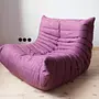 Togo Lounge Set 3-pc. Textile Aubergine 6