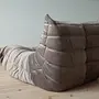 Togo Lounge Set 3-piece Velvet Warm Grey 5