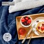 Wohndecke Sherpa Blau 3