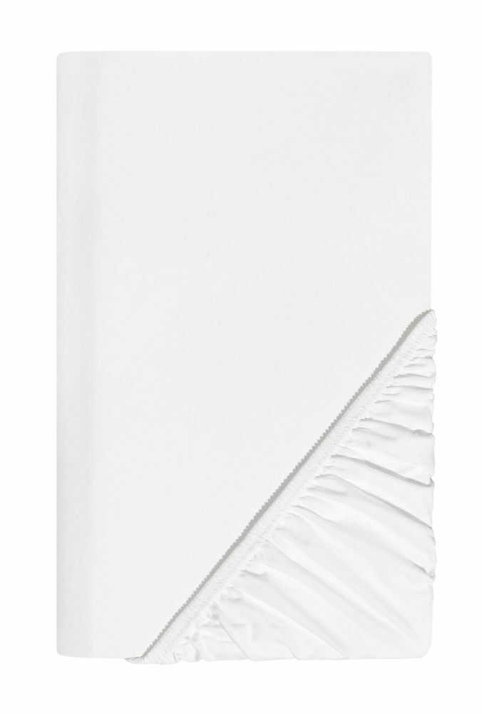 Spannleintuch für Boxspringbett aus Baumwolle Weiß 0