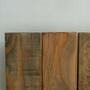 Bettkopfteil aus recyceltem Holz 3