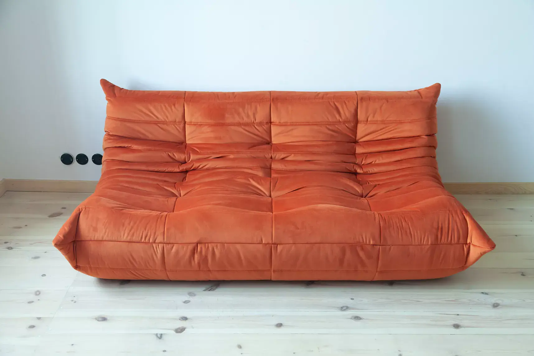 Togo Lounge Set 3-tlg. Samt Orange 1