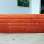 Togo Lounge Set 3-tlg. Samt Orange 3