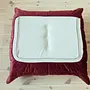 Togo Lounge Set 3-pc. Velvet Burgundy 8