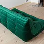 Togo Lounge Set 3-pc. Velvet Emerald Green 4