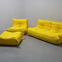 Togo Lounge Set 3-pc. Textile Lemon Yellow 1