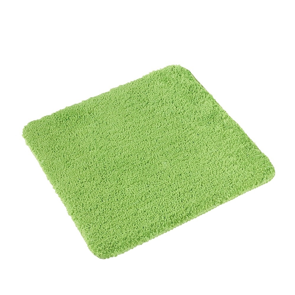 Flauschige Hochflor Badematte Grün 0