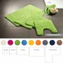 Flauschige Hochflor Badematte Grün 4