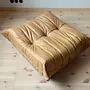 Togo Lounge Set 3-pc. Pull-Up Leather Camel Brown 7
