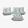 Togo Lounge Set 3-pc. Madras Leather White 0