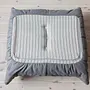 Togo Lounge Set 3-pc. Madras leather Ash grey 7