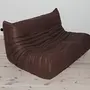 Togo Lounge Set 3-pc. Madras Leather Brown 1