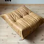 Togo Lounge Set 3-pc. Pull-Up Leather Camel Brown 8