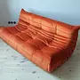 Togo Lounge Set 2-tlg. Samt Orange 2