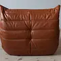 Togo Lounge Set 3-pc. High-gloss leather whiskey brown 7