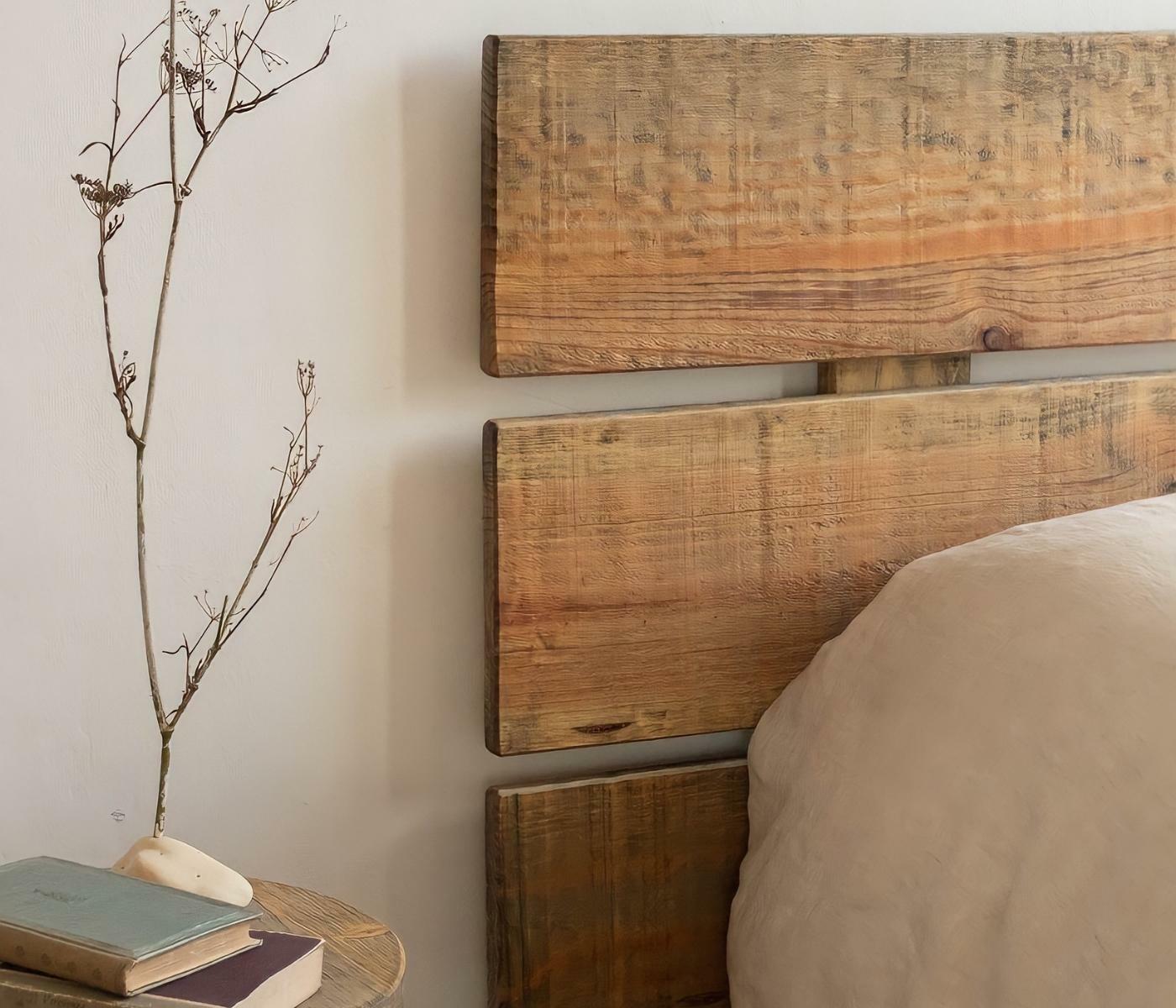  Tatami-Einzelbettgestell aus recyceltem Holz 2