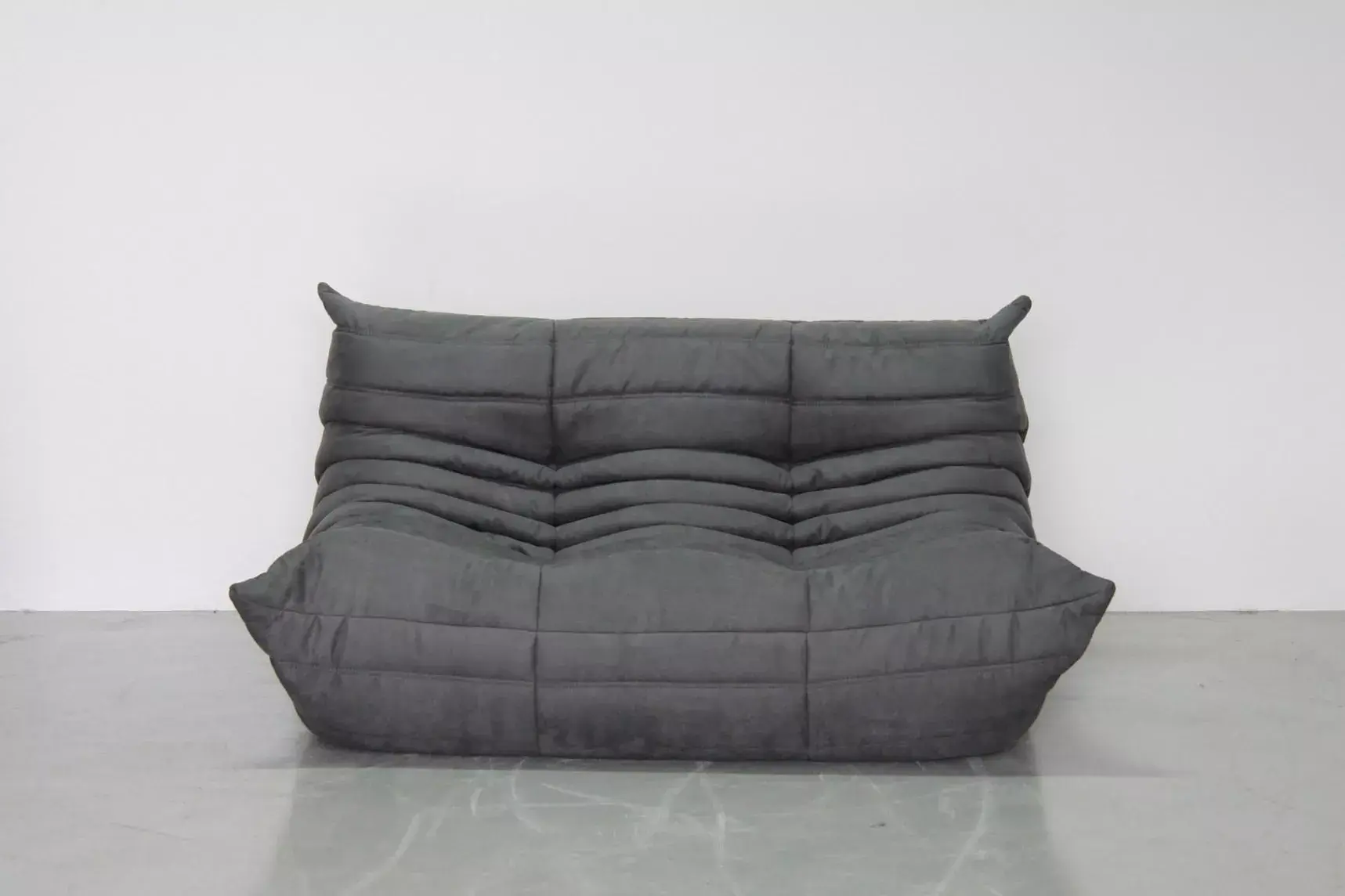 Togo Lounge Set 3-tlg. Textil Grau 1