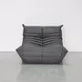 Togo Lounge Set 3-tlg. Textil Grau 4