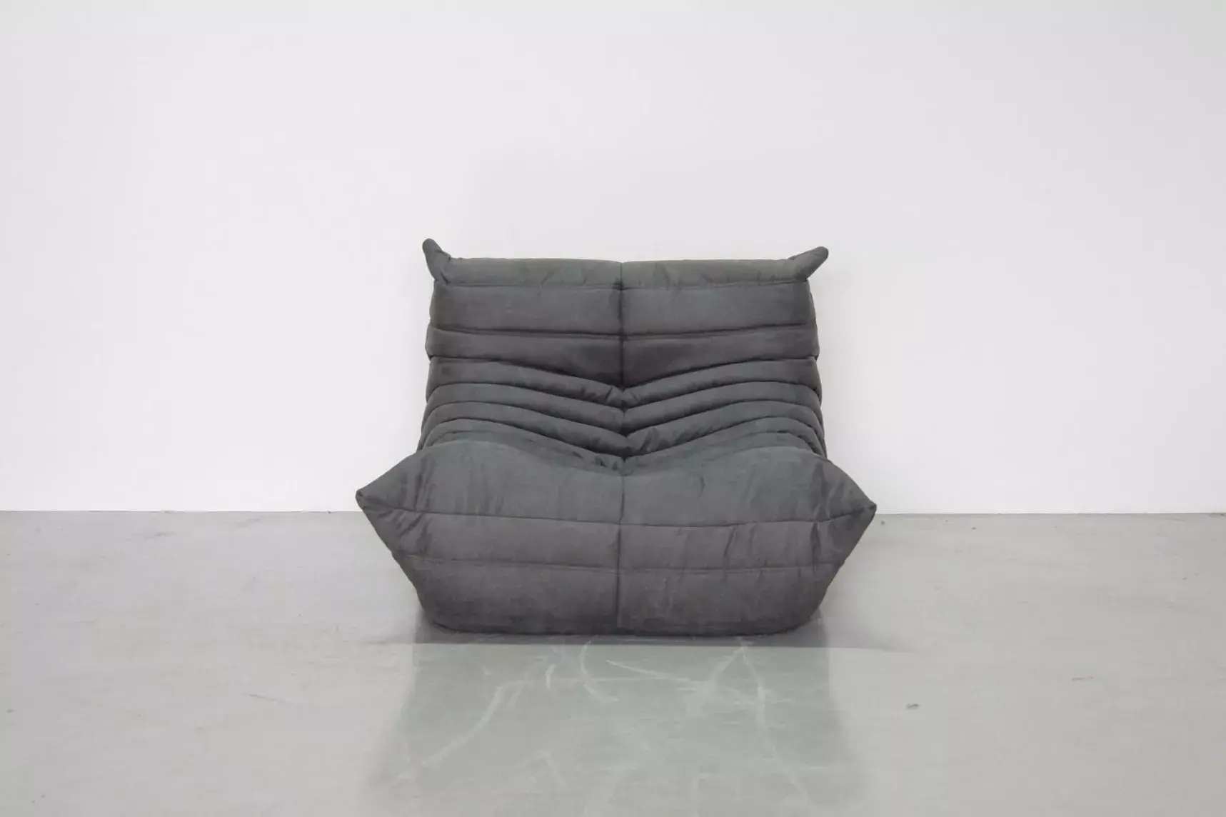 Togo Lounge Set 3-tlg. Textil Grau 4