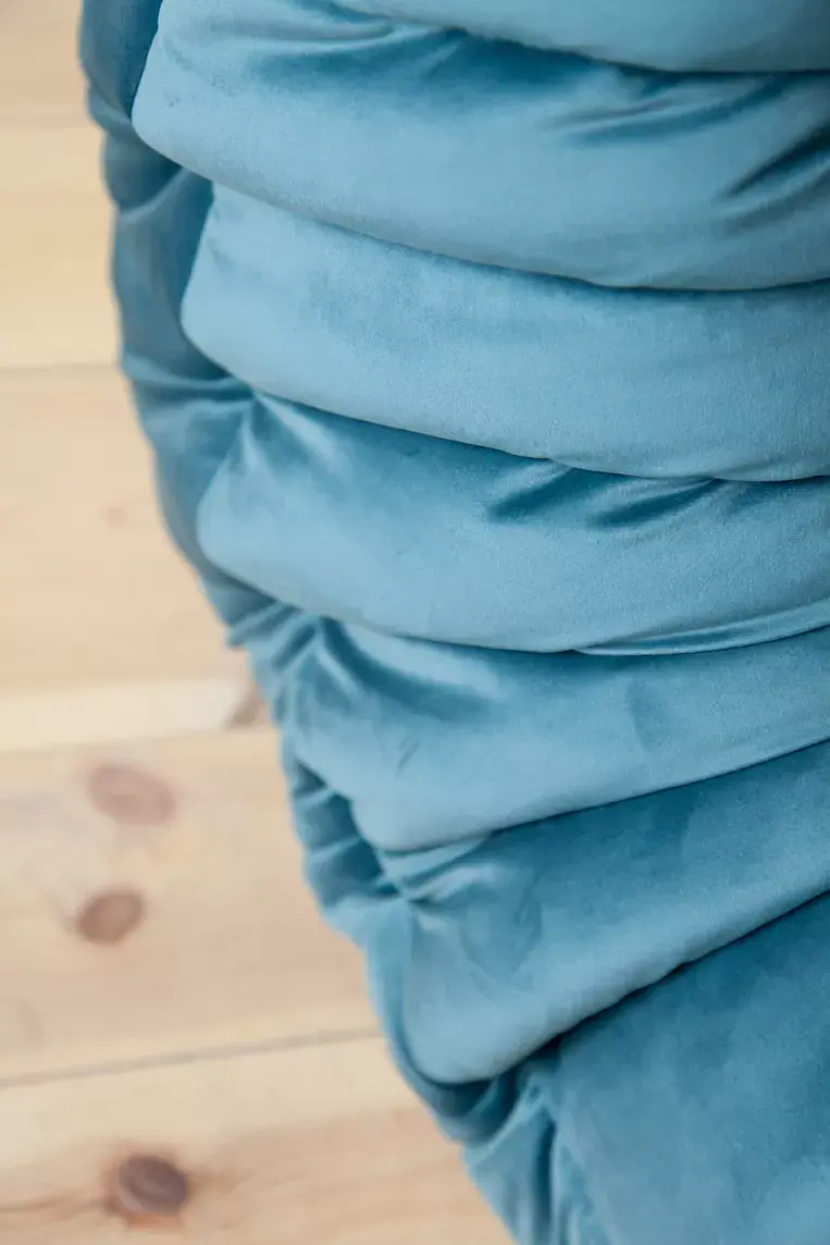 Togo Lounge Set 3-pc. Velvet Sea Blue 9