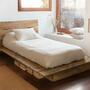  Tatami-Einzelbettgestell aus recyceltem Holz 5