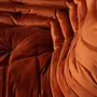 Togo Corner Sofa Velvet Amber-Orange 9