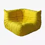 Togo Corner Sofa Textile Lemon Yellow 0