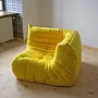 Togo Corner Sofa Textile Lemon Yellow 1