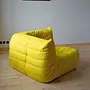 Togo Ecksofa Textil Zitronengelb 4