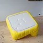 Togo Corner Sofa Textile Lemon Yellow 6