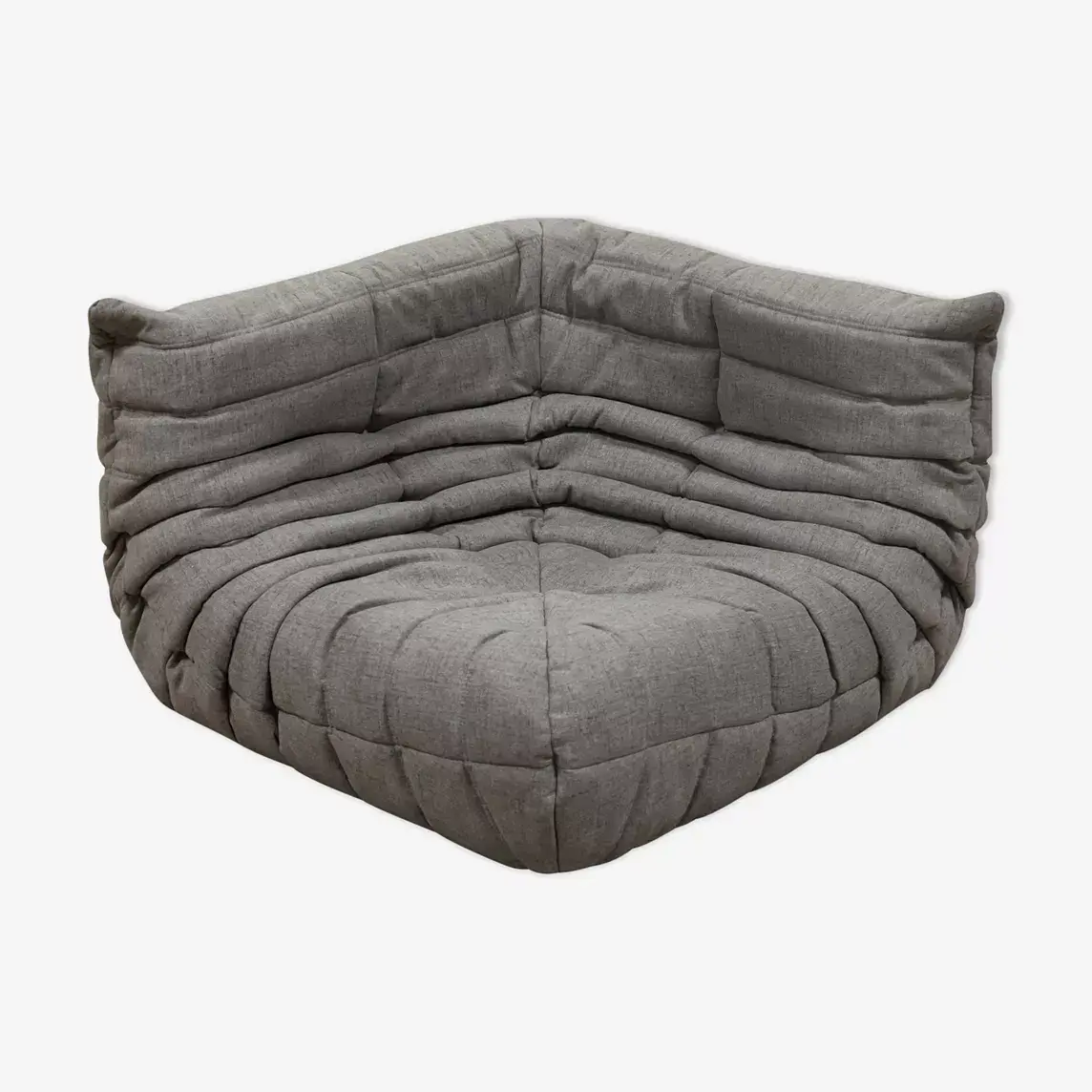 Togo Corner Sofa Textile Woven Fabric Warm Grey 0