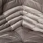 Togo corner sofa velvet warm grey 8