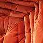 Togo Ecksofa Samt Orange 9
