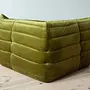 Togo Corner Sofa Velvet Olive Green 3