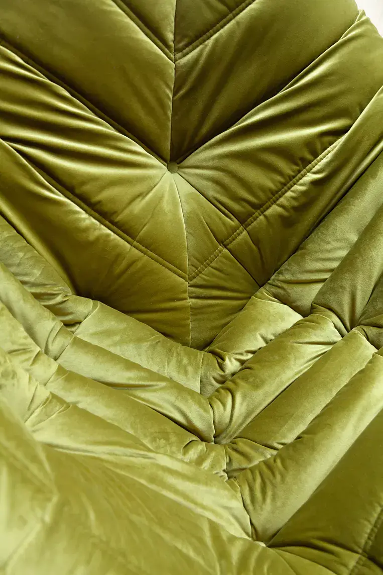 Togo Corner Sofa Velvet Olive Green 9