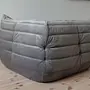 Togo corner sofa velvet silver-grey 3