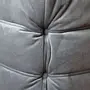 Togo corner sofa velvet silver-grey 9