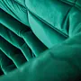 Togo Corner Sofa Velvet Emerald Green 8