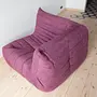 Togo Corner Sofa Textile Aubergine 2
