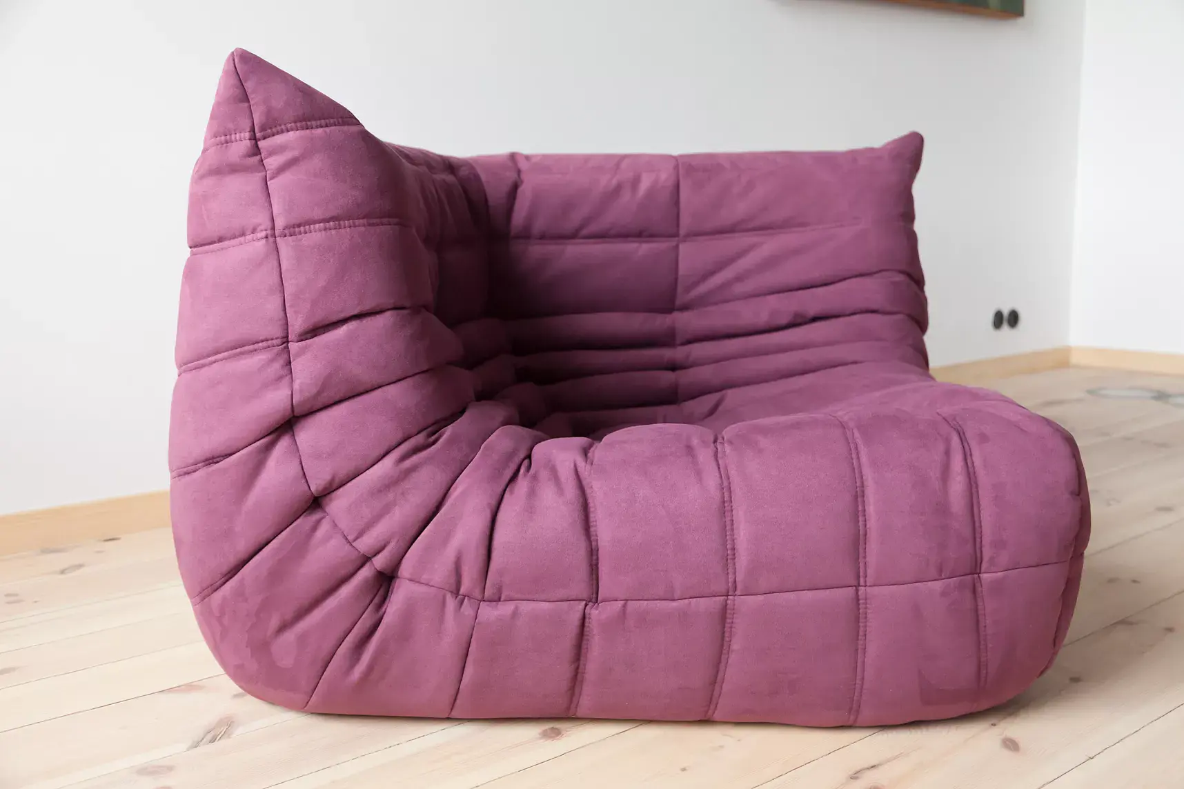 Togo Corner Sofa Textile Aubergine 4
