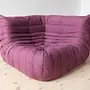 Togo Corner Sofa Textile Aubergine 5