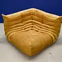 Togo Corner Sofa Velvet Mustard Yellow 5