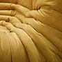Togo Corner Sofa Velvet Mustard Yellow 9