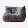 Togo Corner Sofa Textile Grey 0