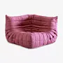 Togo Divano angolare tessuto fucsia 0