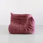 Togo Divano angolare tessuto fucsia 1