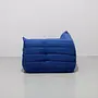 Togo Ecksofa Textil Blau 1