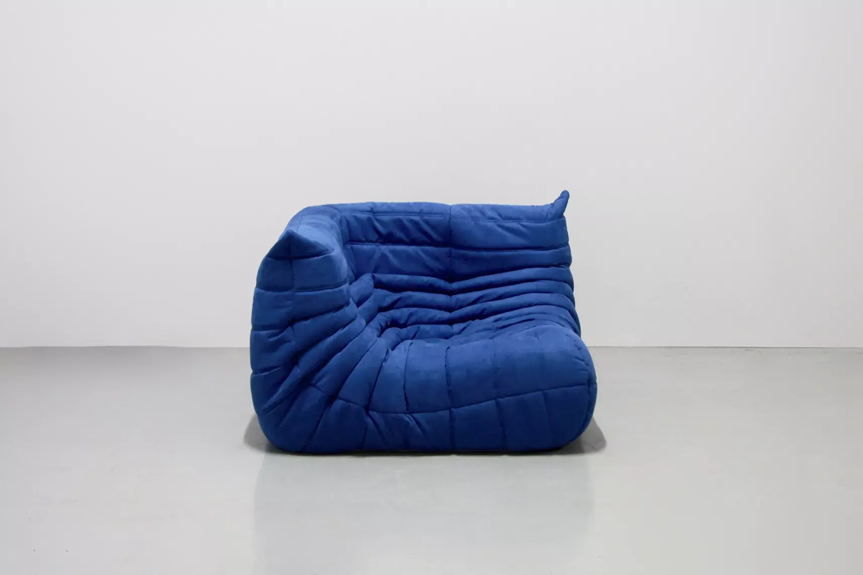 Togo Ecksofa Textil Blau 2